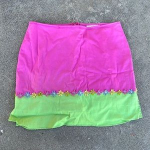 SIZE 12P 🌼 SPRINGTIME SKORT 🌸 embroidered feminine one dream | one wish